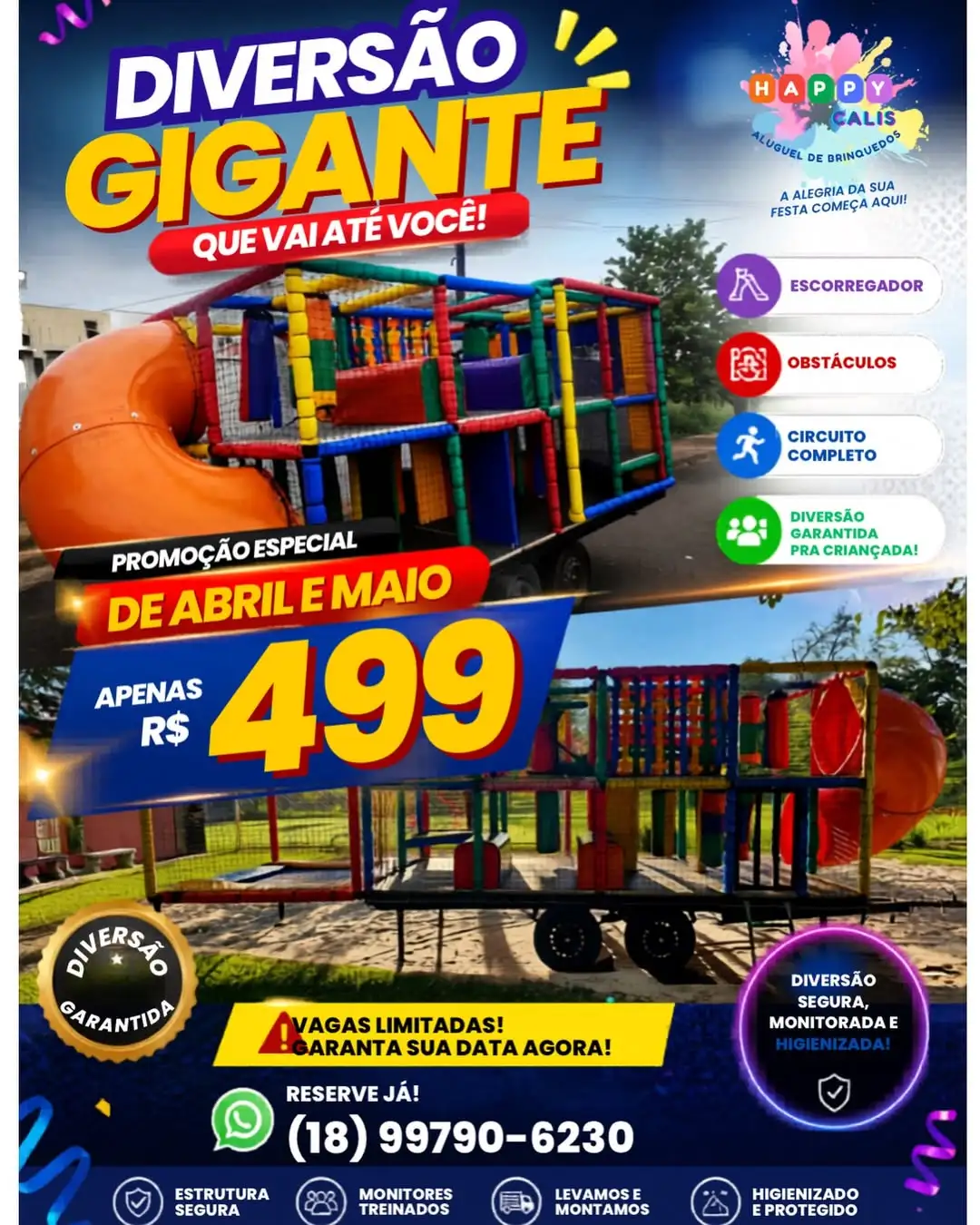Festa infantil completa com a Happy Calis